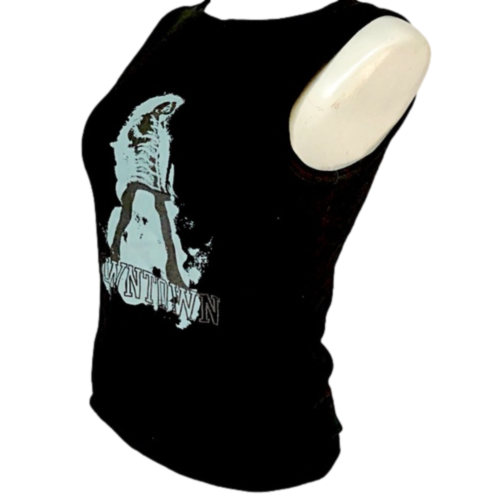 🆕 BLUENOTES- Downtown Brown on a Black TeeShirt